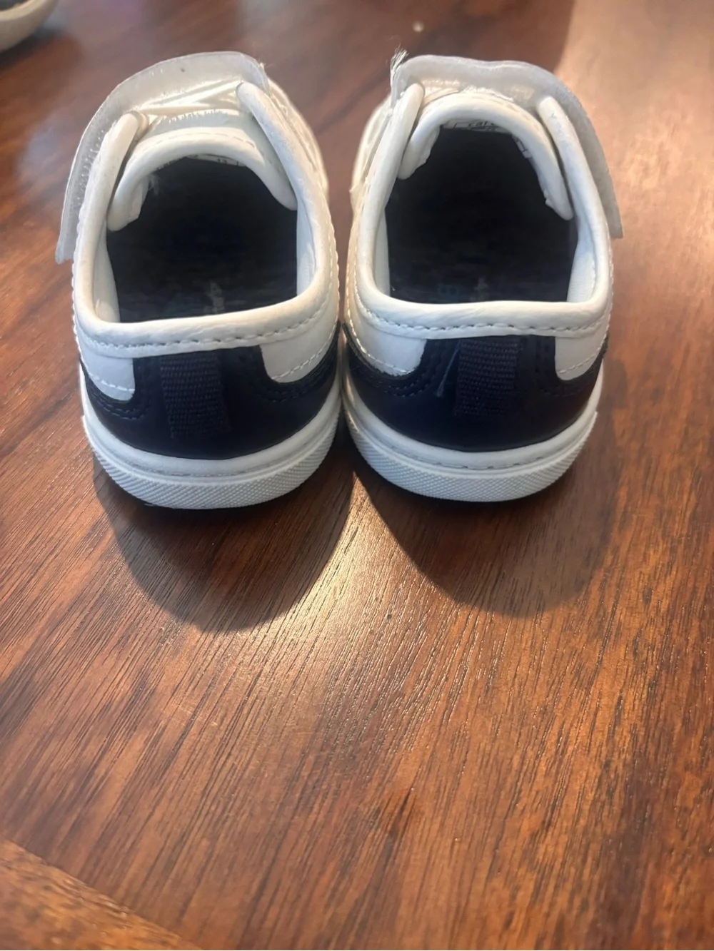 Carter's White Kids Velcro & Lace Sneakers